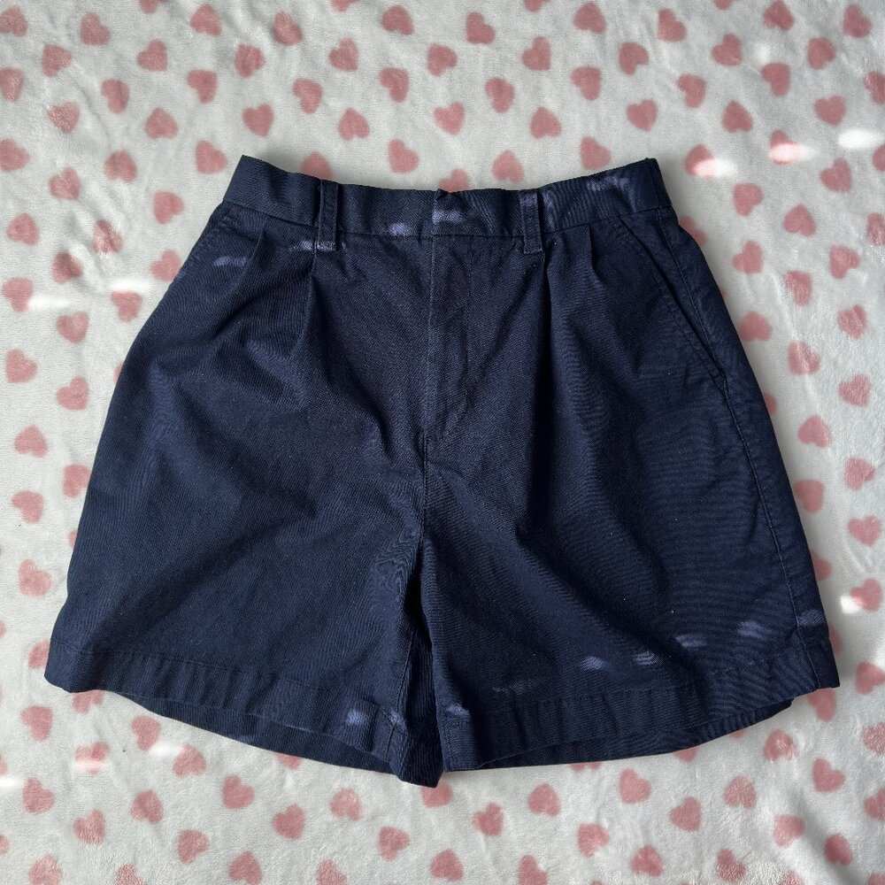 Navy GAP High-Waisted Shorts